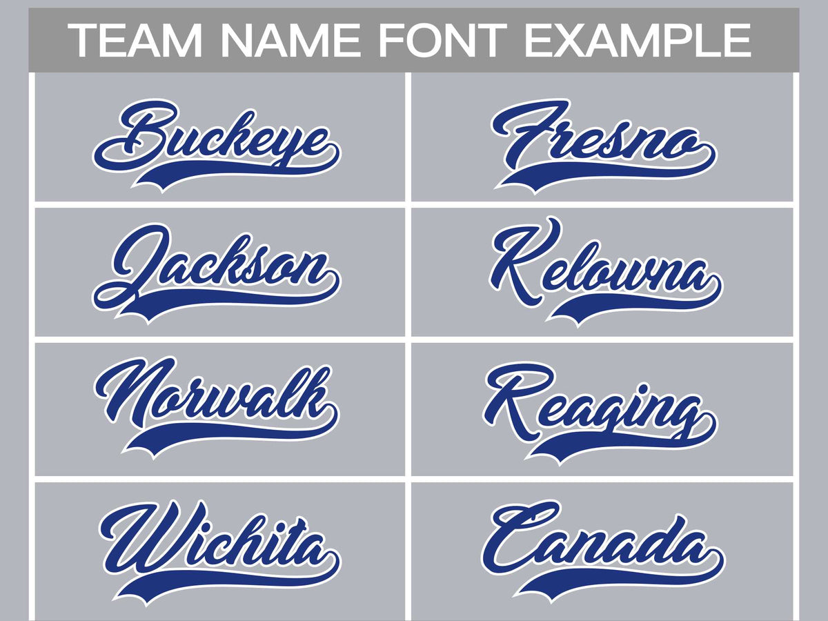 Custom Gray Royal-White Classic Style Hockey Jersey | KXKSHOP