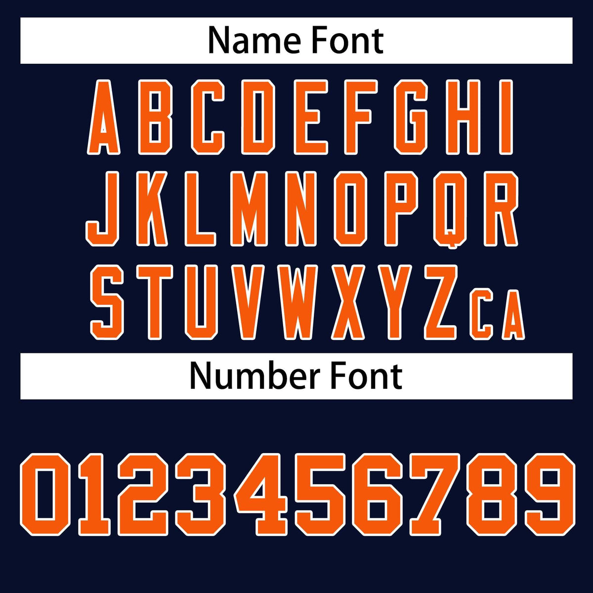 Custom Navy Orange-White Classic Style Hockey Jersey | KXKSHOP