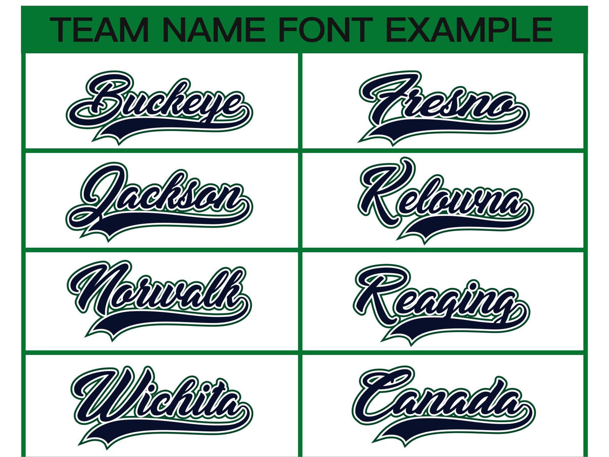 Custom White Navy White-Green Classic Style Hockey Jersey | KXKSHOP