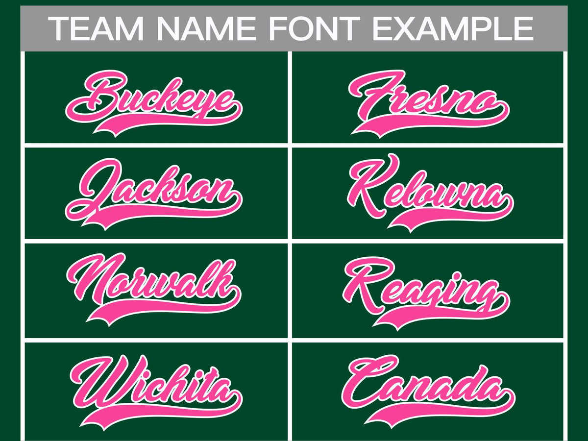 Custom Green Pink-White Classic Style Hockey Jersey | KXKSHOP