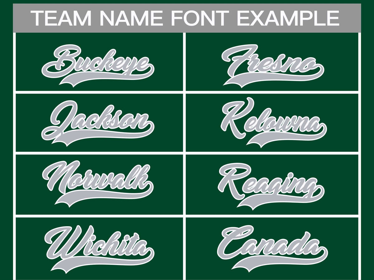 Custom Green Gray-White Classic Style Hockey Jersey | KXKSHOP