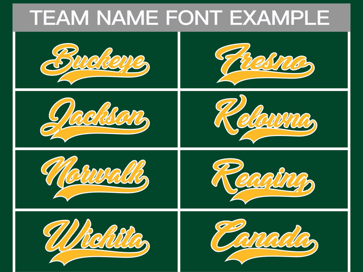 Custom Green Gold-White Classic Style Hockey Jersey | KXKSHOP