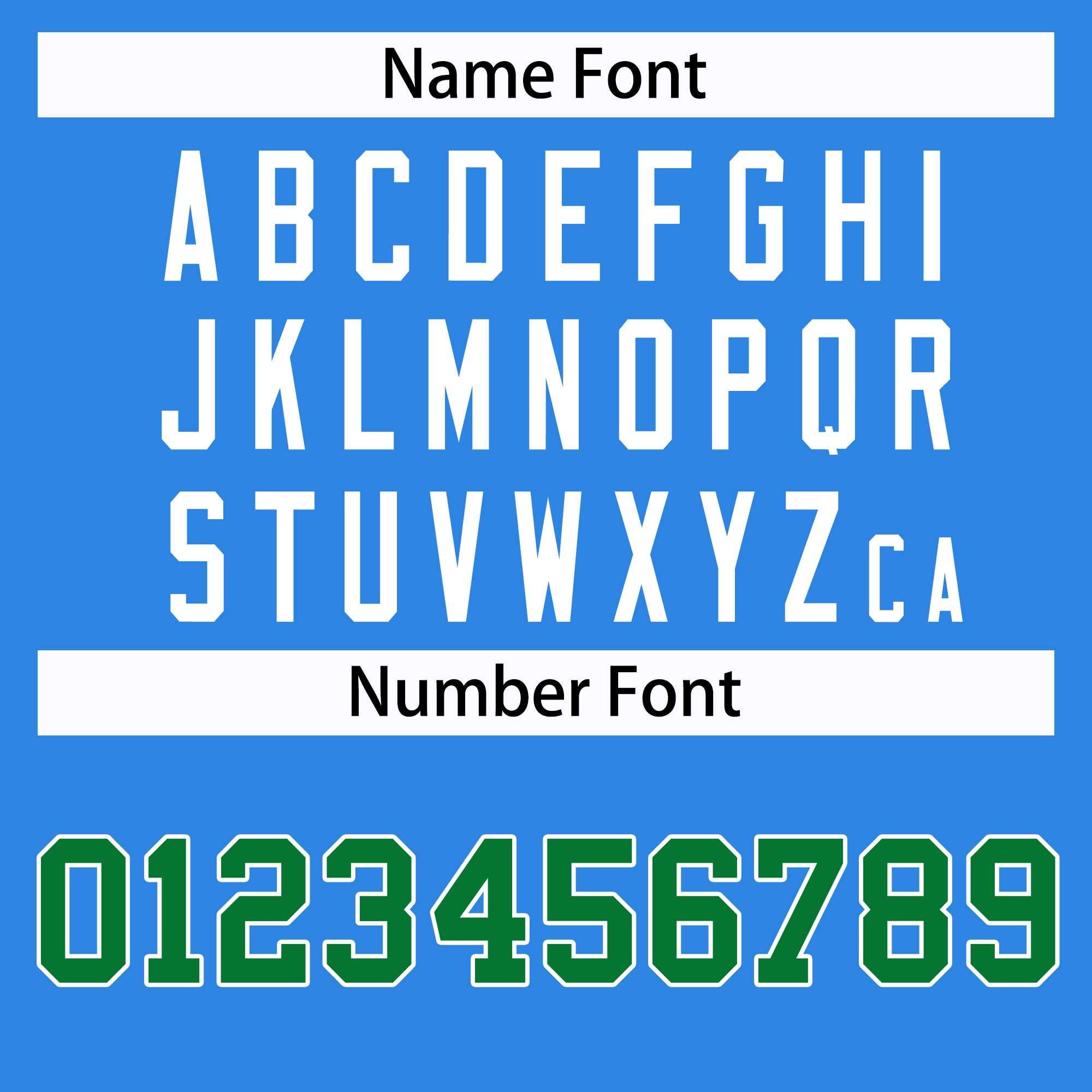 Custom Powder Blue Kelly Green-White Classic Style Hockey Jersey | KXKSHOP