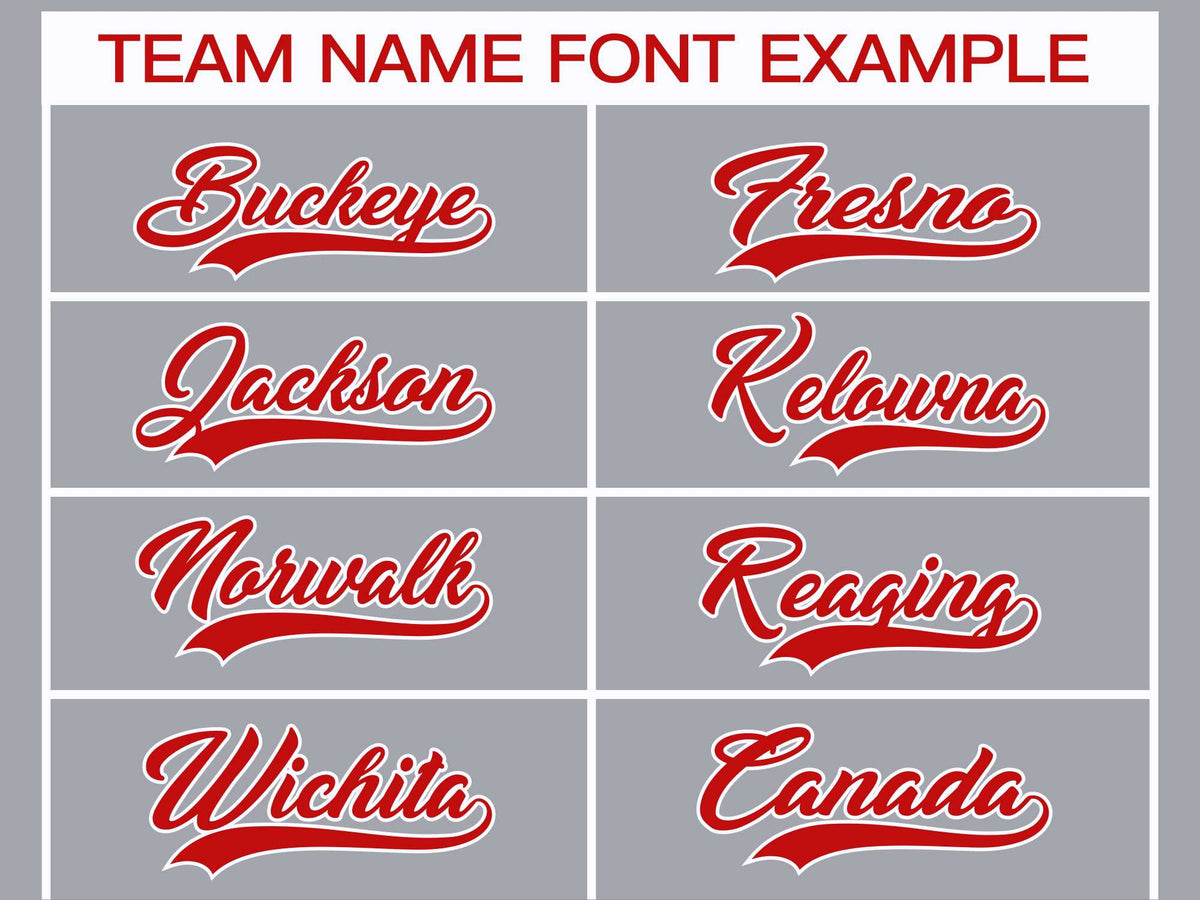 Custom Gray Red-White Classic Style Hockey Jersey | KXKSHOP