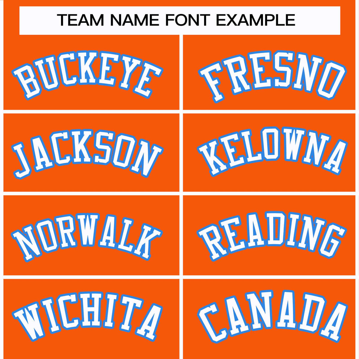 Custom Orange White-Powder Blue Classic Style Hockey Jersey | KXKSHOP