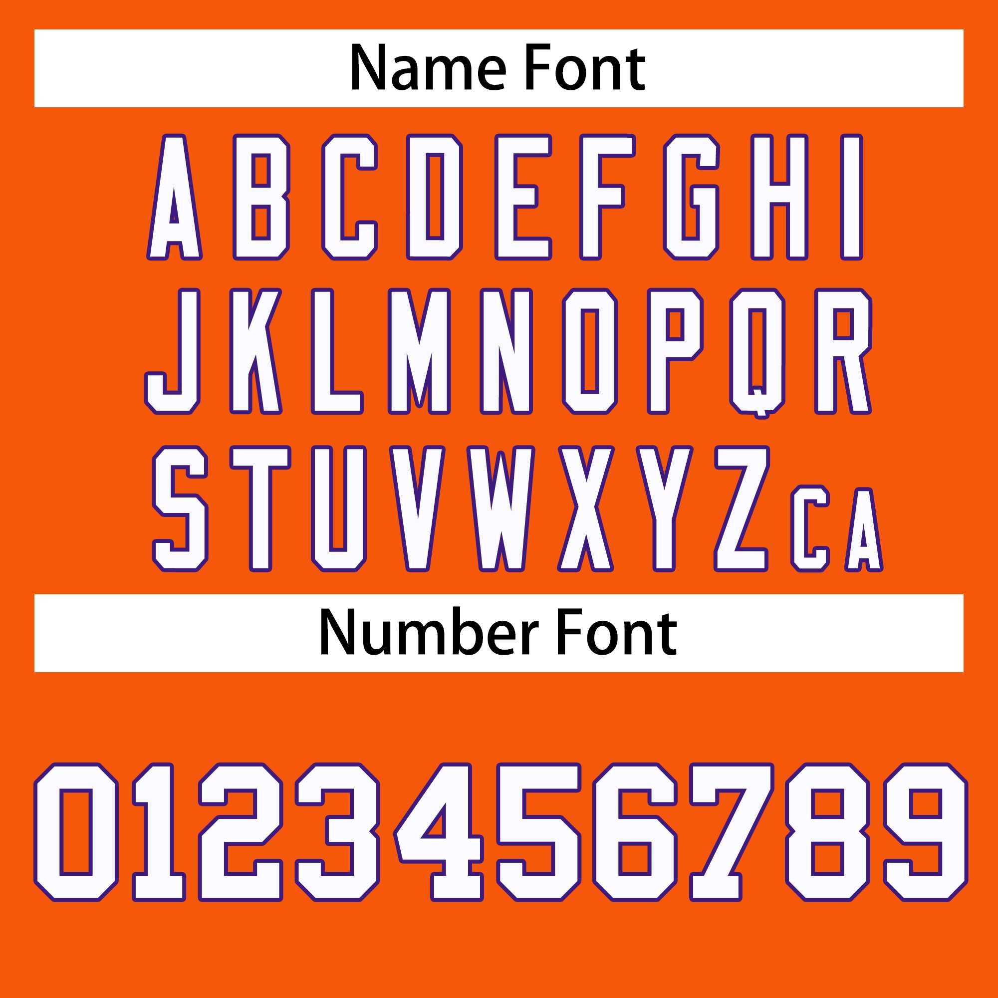 Custom Orange White-Purple Classic Style Hockey Jersey | KXKSHOP