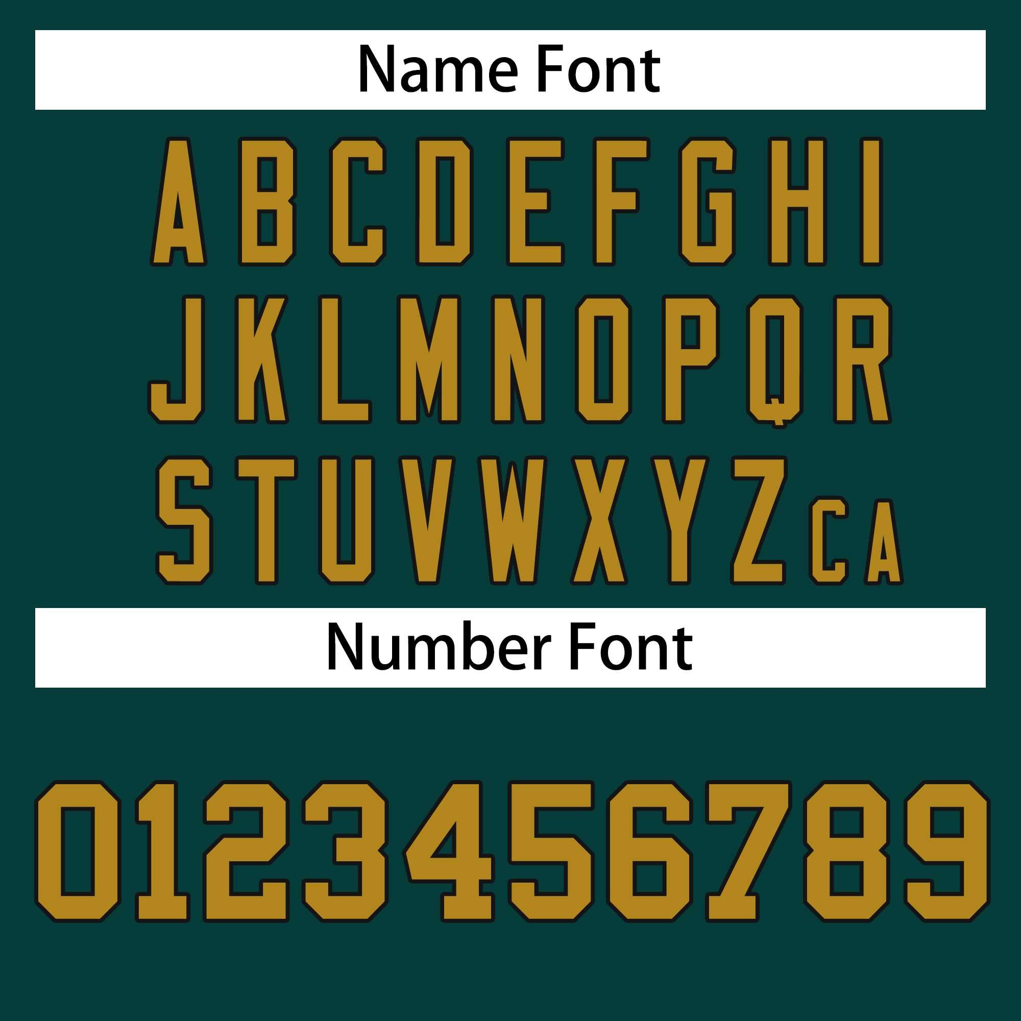 Custom Midnight Green Old Gold-Black Classic Style Hockey Jersey | KXKSHOP