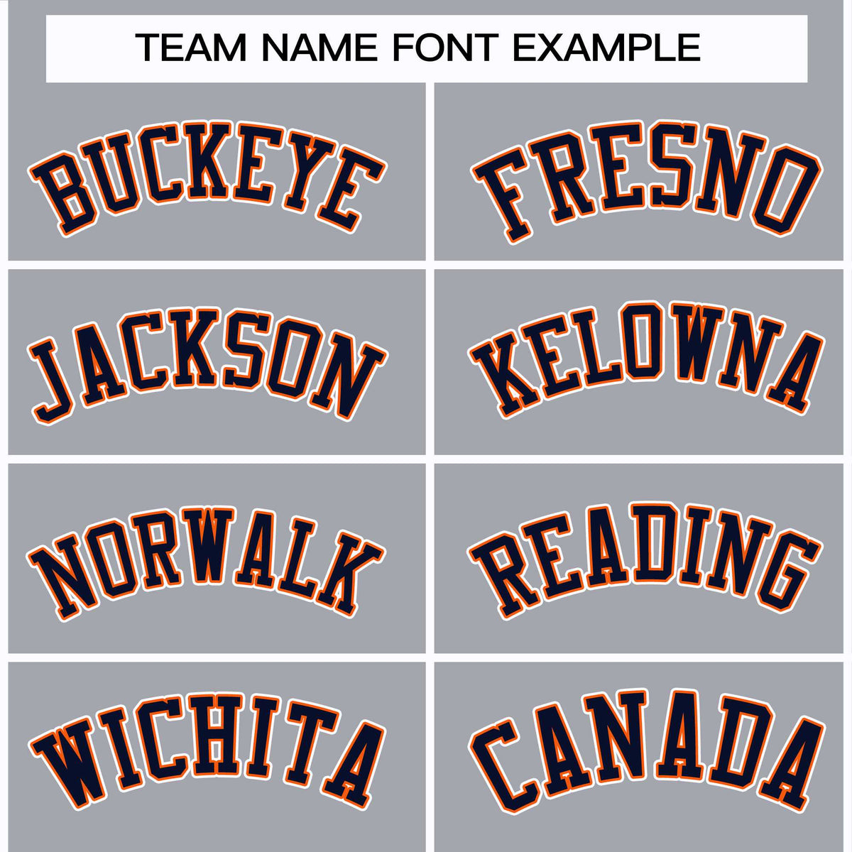 Custom Gray Navy Orange-White Classic Style Hockey Jersey | KXKSHOP