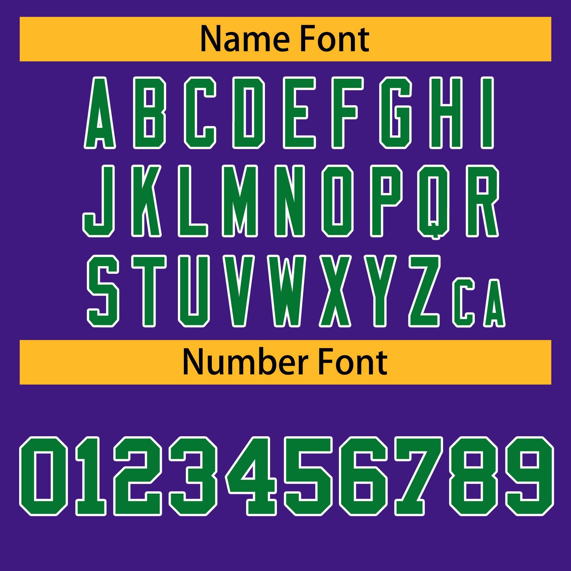 Custom Purple Kelly Green-White Classic Style Hockey Jersey | KXKSHOP