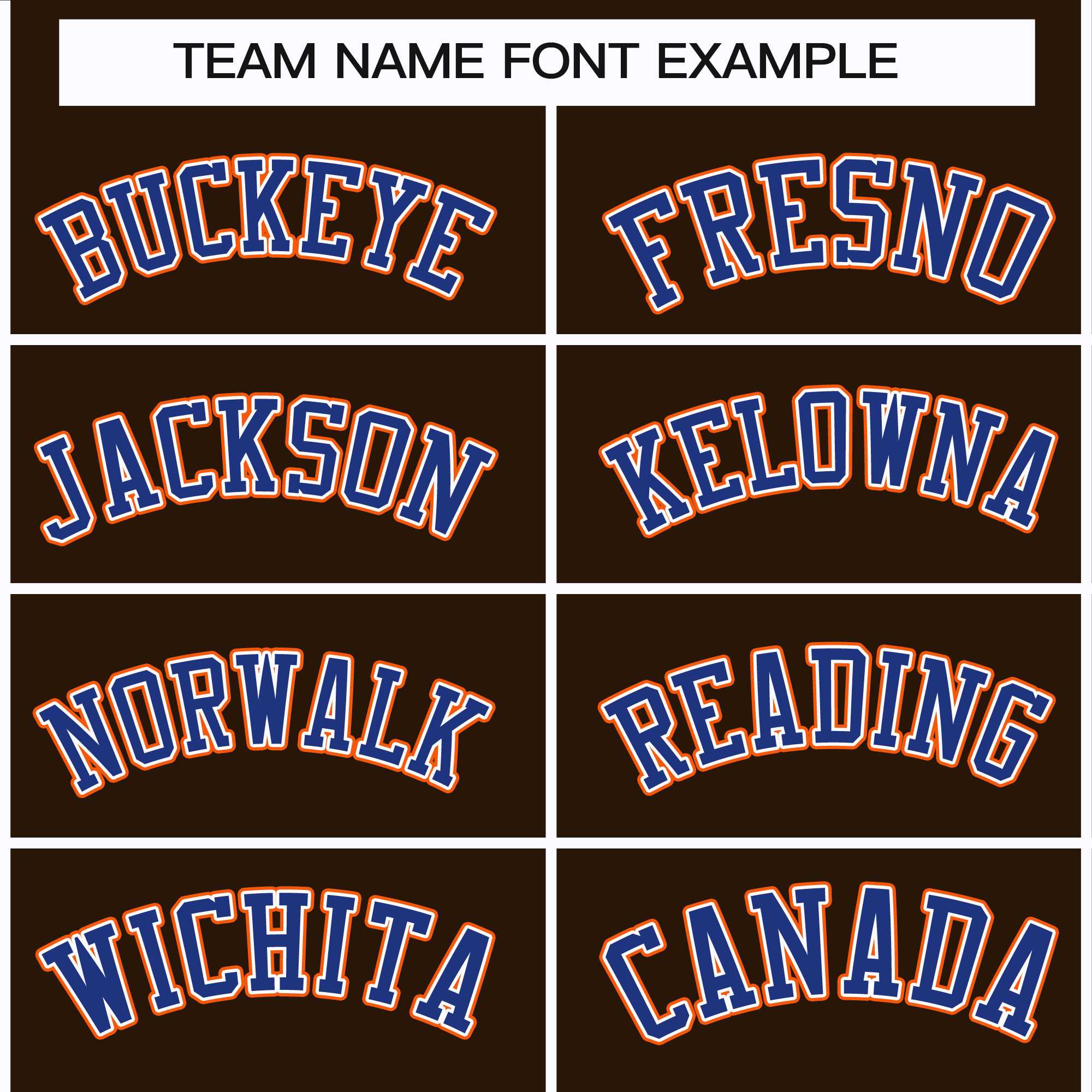 Custom Brown Royal White-Orange Classic Style Hockey Jersey | KXKSHOP
