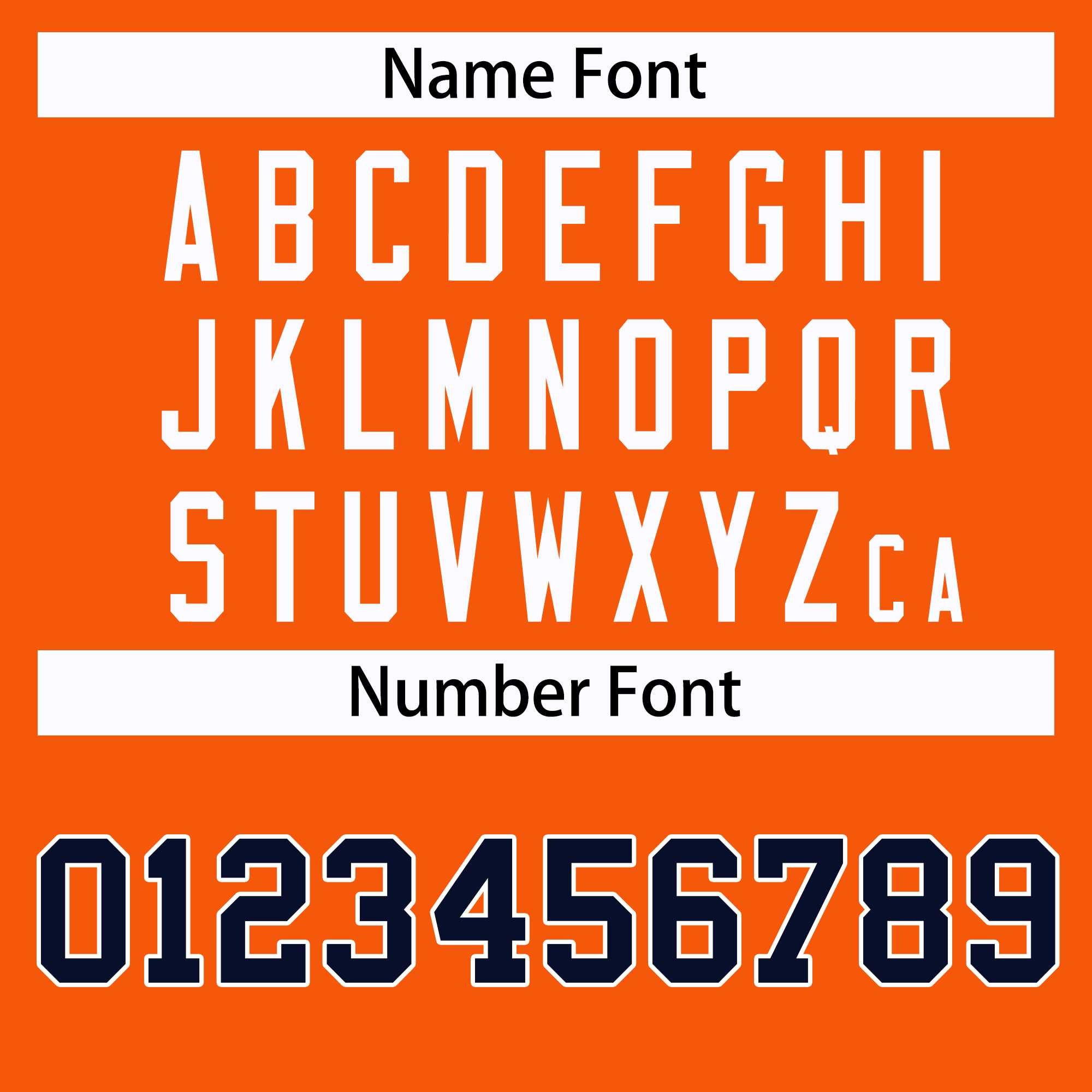 Custom Orange Navy-White Classic Style Hockey Jersey | KXKSHOP