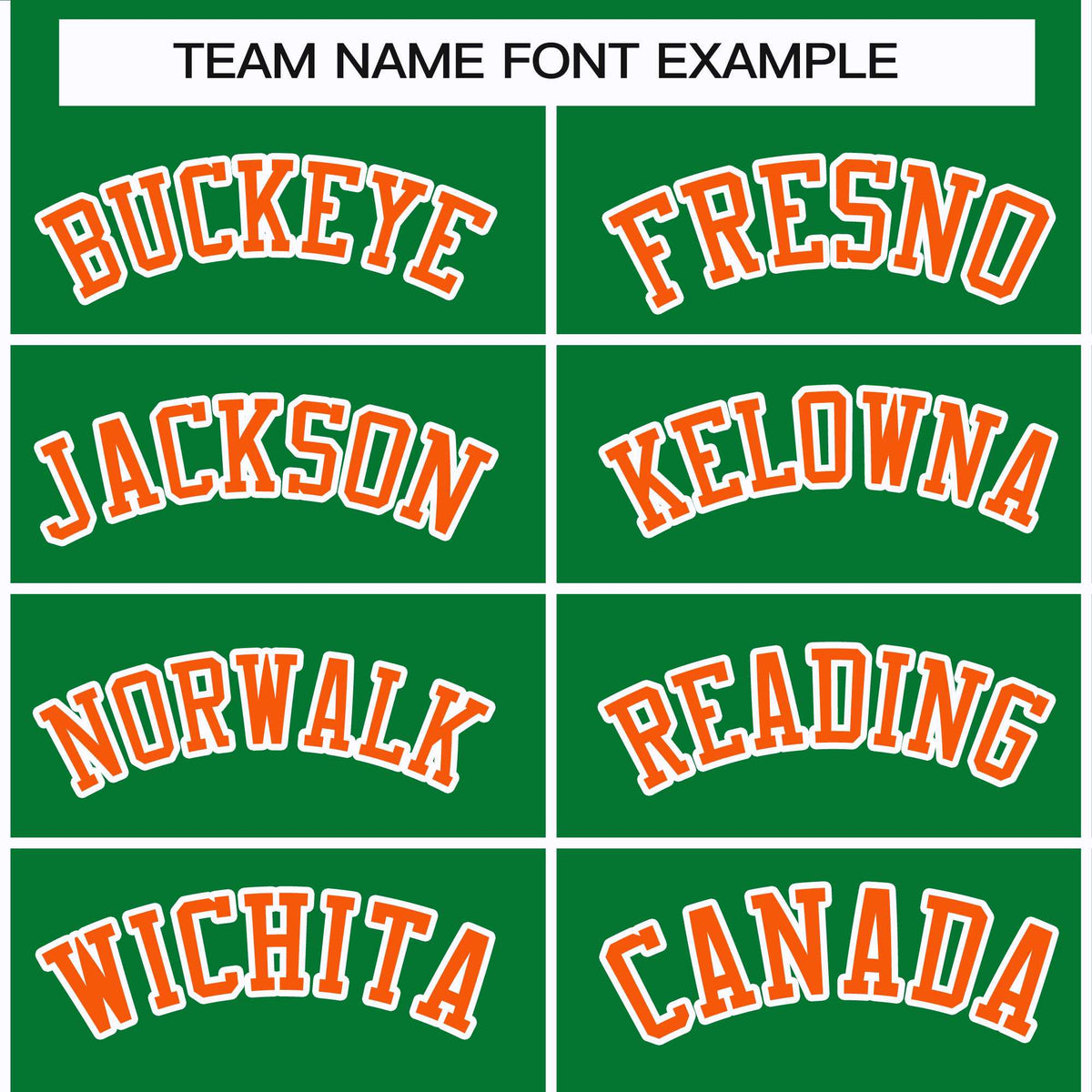 Custom Kelly Green Orange-White Classic Style Hockey Jersey | KXKSHOP