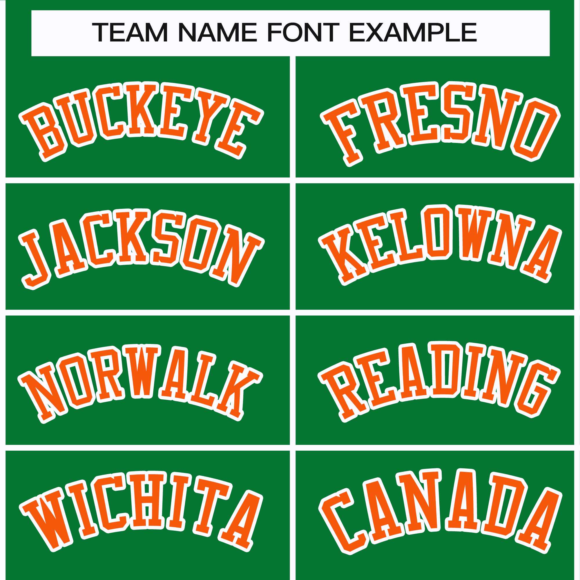 Custom Kelly Green Orange-White Classic Style Hockey Jersey | KXKSHOP