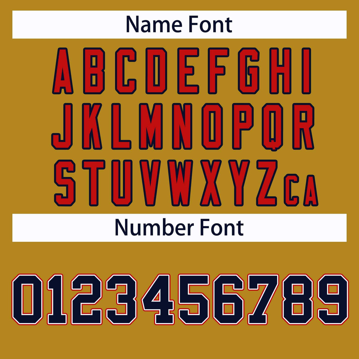 Custom Old Gold Navy White-Red Classic Style Hockey Jersey | KXKSHOP