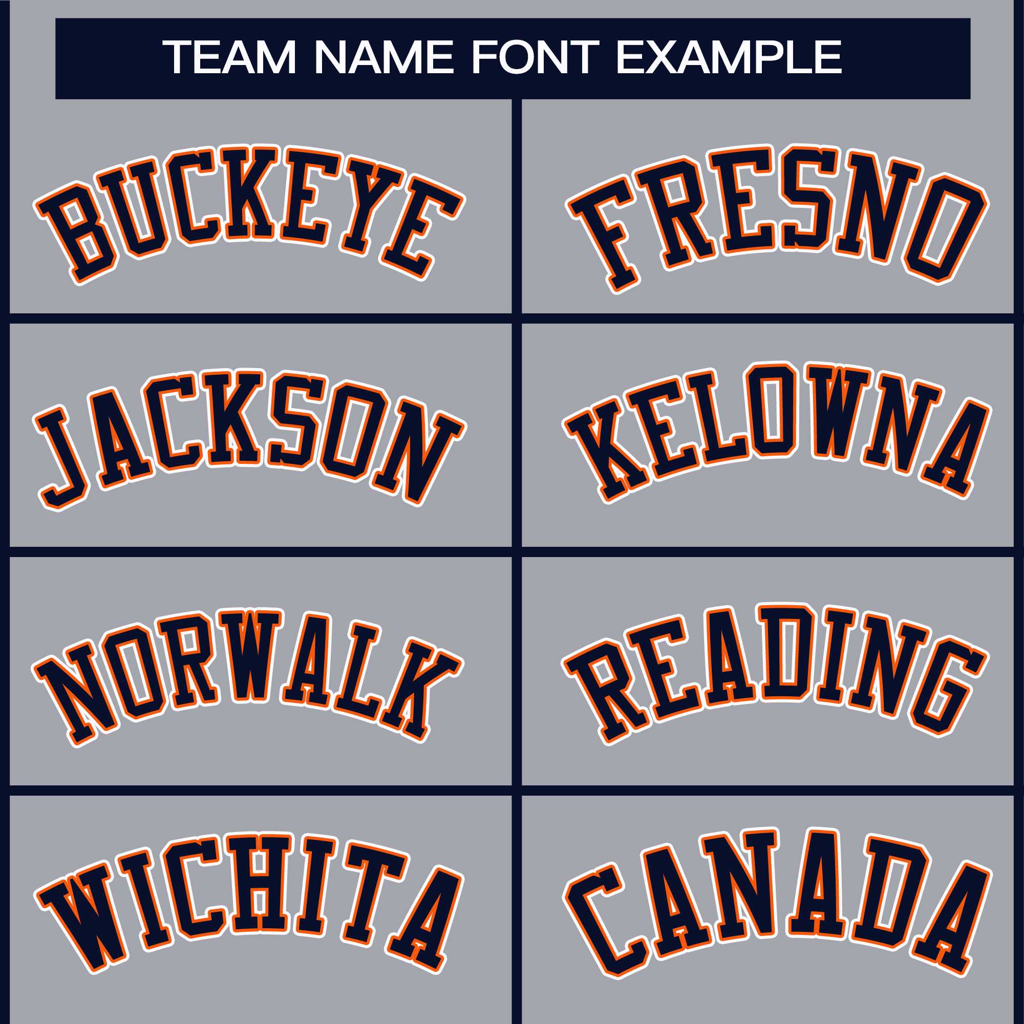 Custom Gray Navy Orange-White Classic Style Hockey Jersey | KXKSHOP