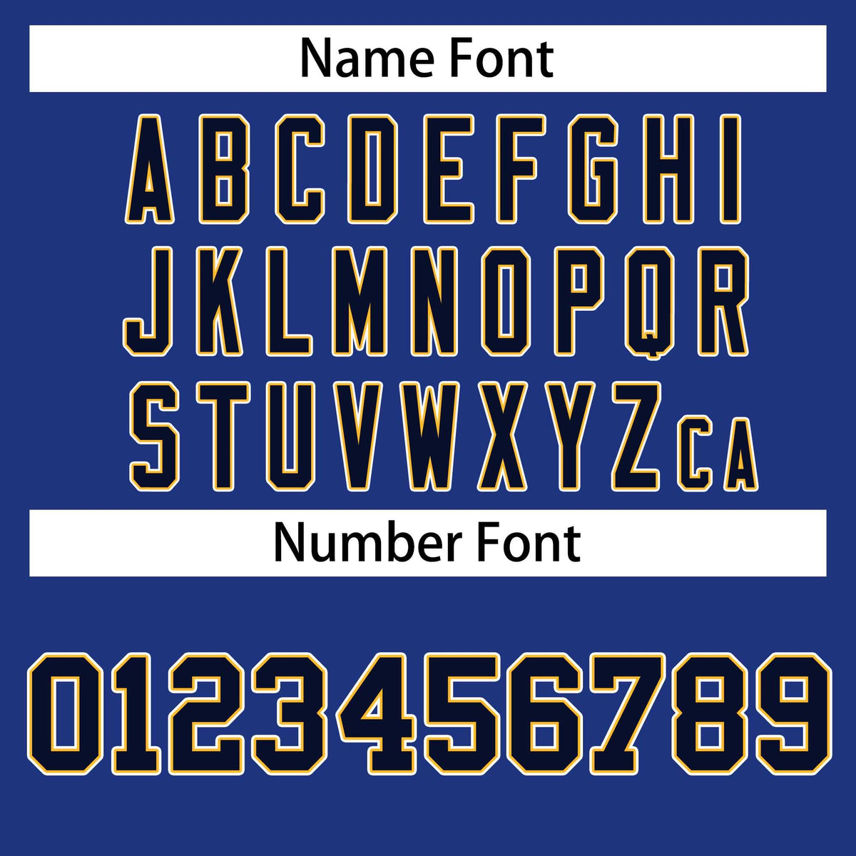 Custom Royal Navy Gold-White Classic Style Hockey Jersey | KXKSHOP