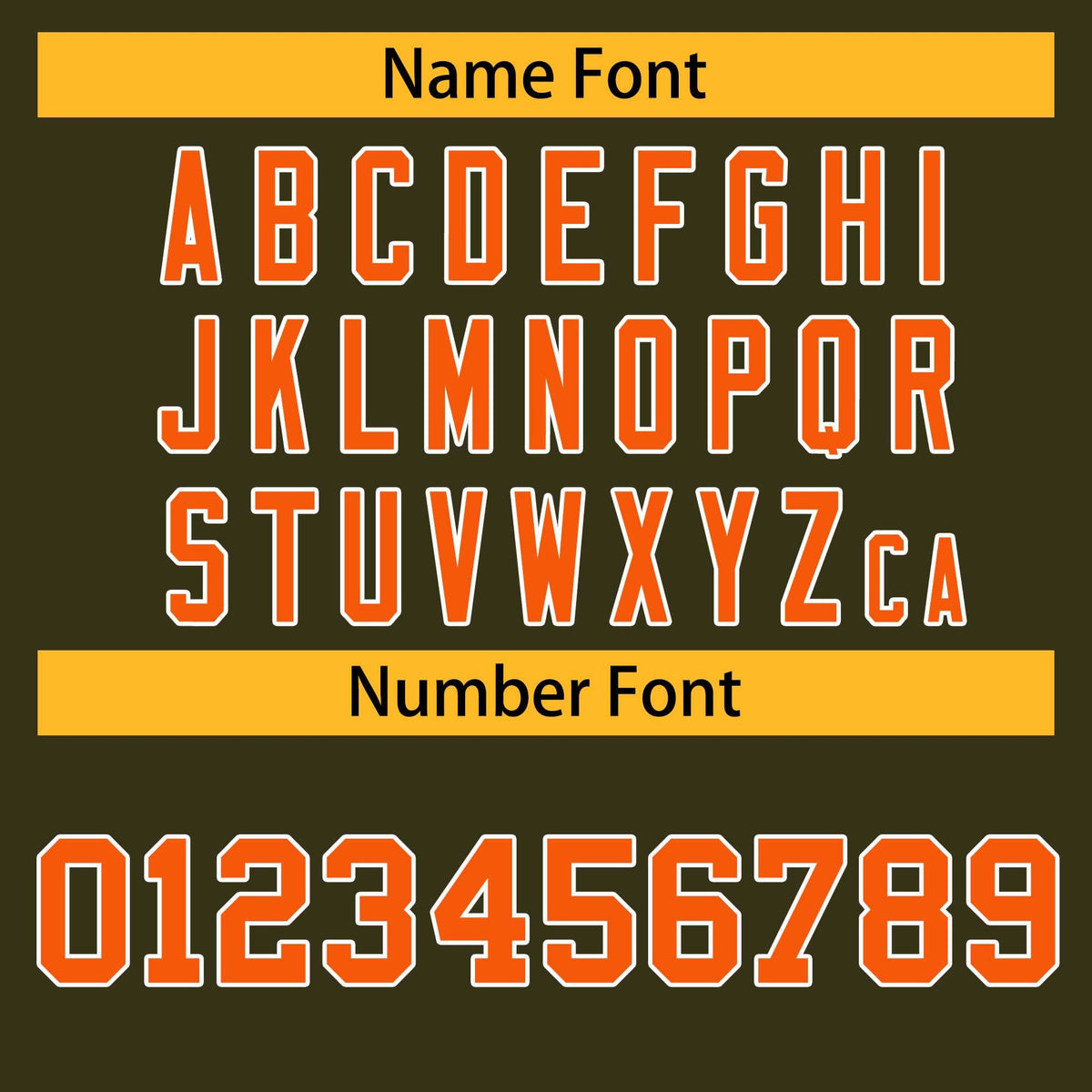 Custom Olive Orange-White Classic Style Hockey Jersey | KXKSHOP