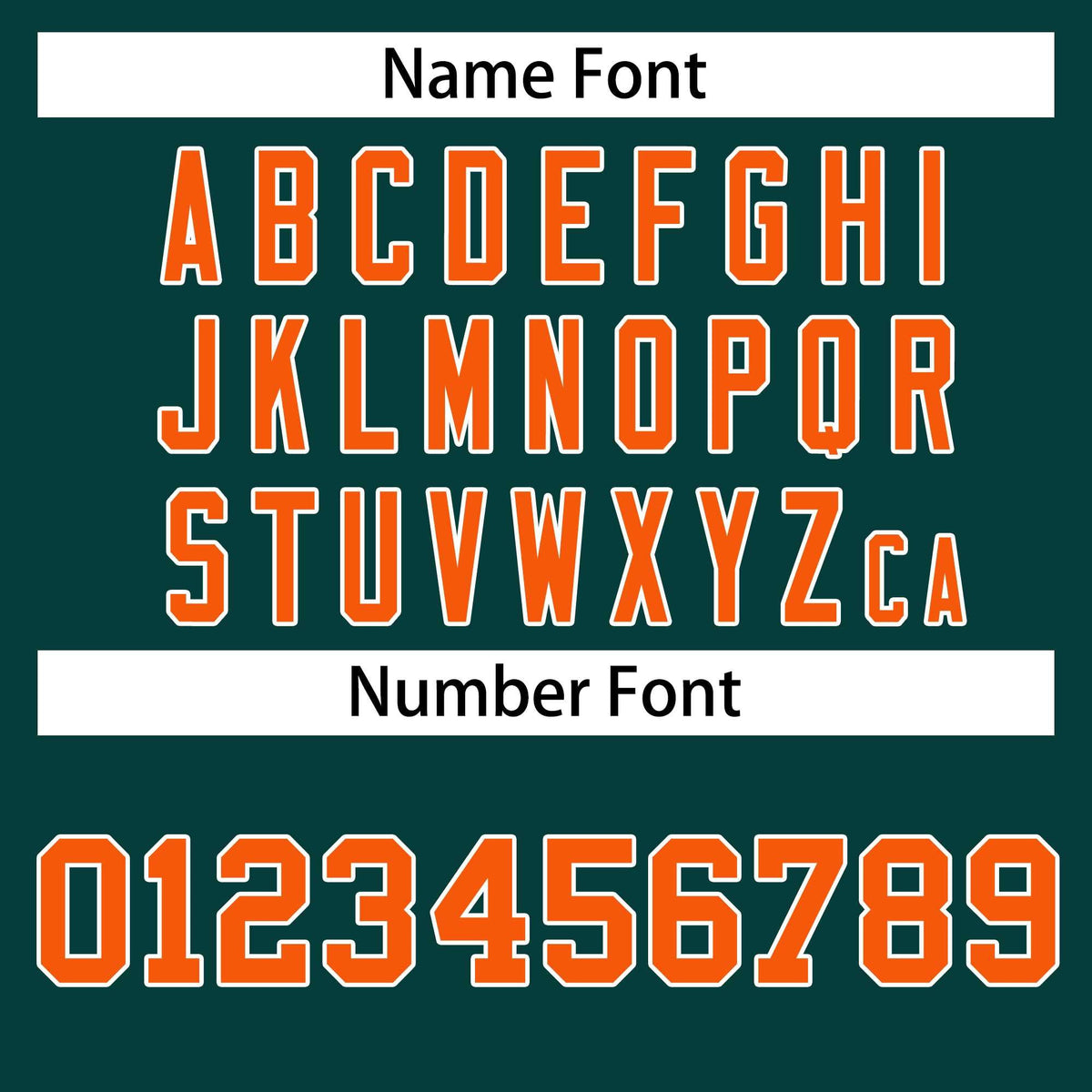 Custom Midnight Green Orange-White Classic Style Hockey Jersey | KXKSHOP