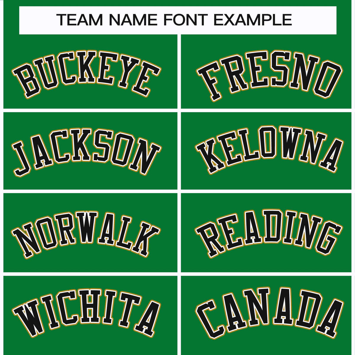 Custom Kelly Green Black White-Old Gold Classic Style Hockey Jersey | KXKSHOP