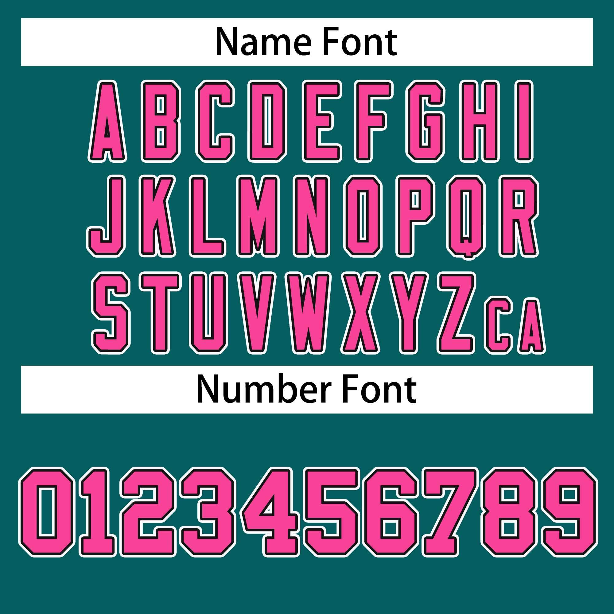 Custom Aqua Pink Black-White Classic Style Hockey Jersey | KXKSHOP