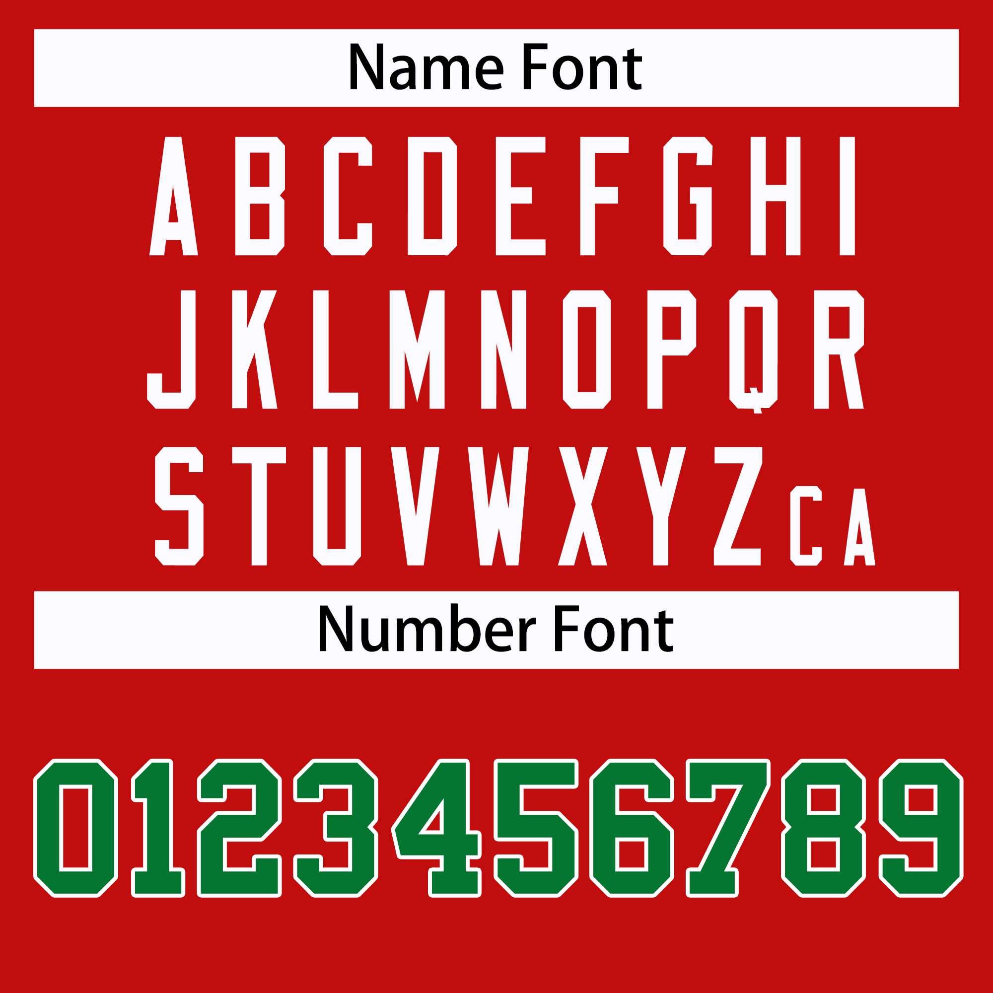 Custom Red Kelly Green-White Classic Style Hockey Jersey | KXKSHOP