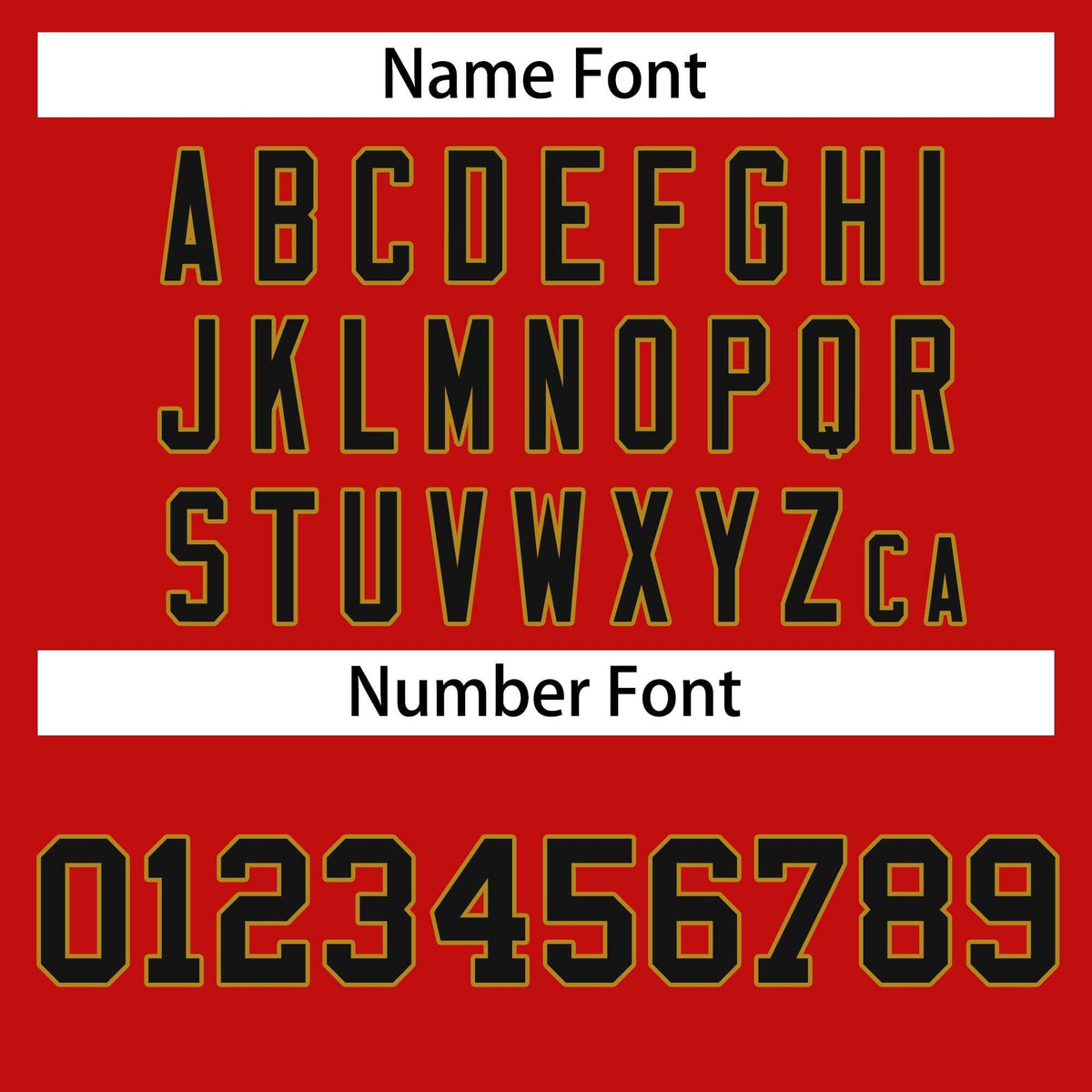 Custom Red Black-Gold Classic Style Hockey Jersey | KXKSHOP