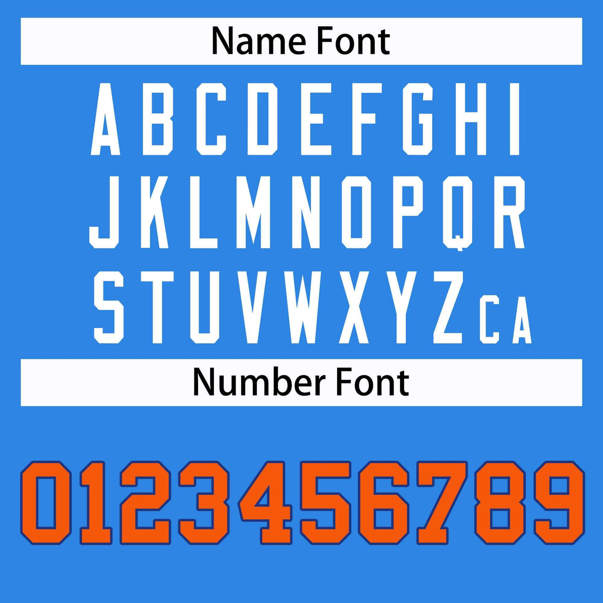 Custom Powder Blue Orange-Royal Classic Style Hockey Jersey | KXKSHOP