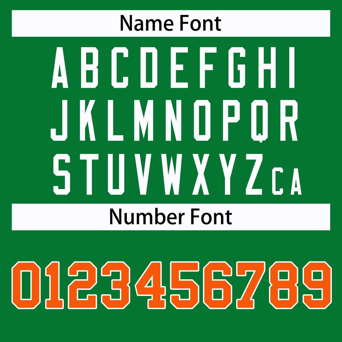 Custom Kelly Green Orange-White Classic Style Hockey Jersey | KXKSHOP