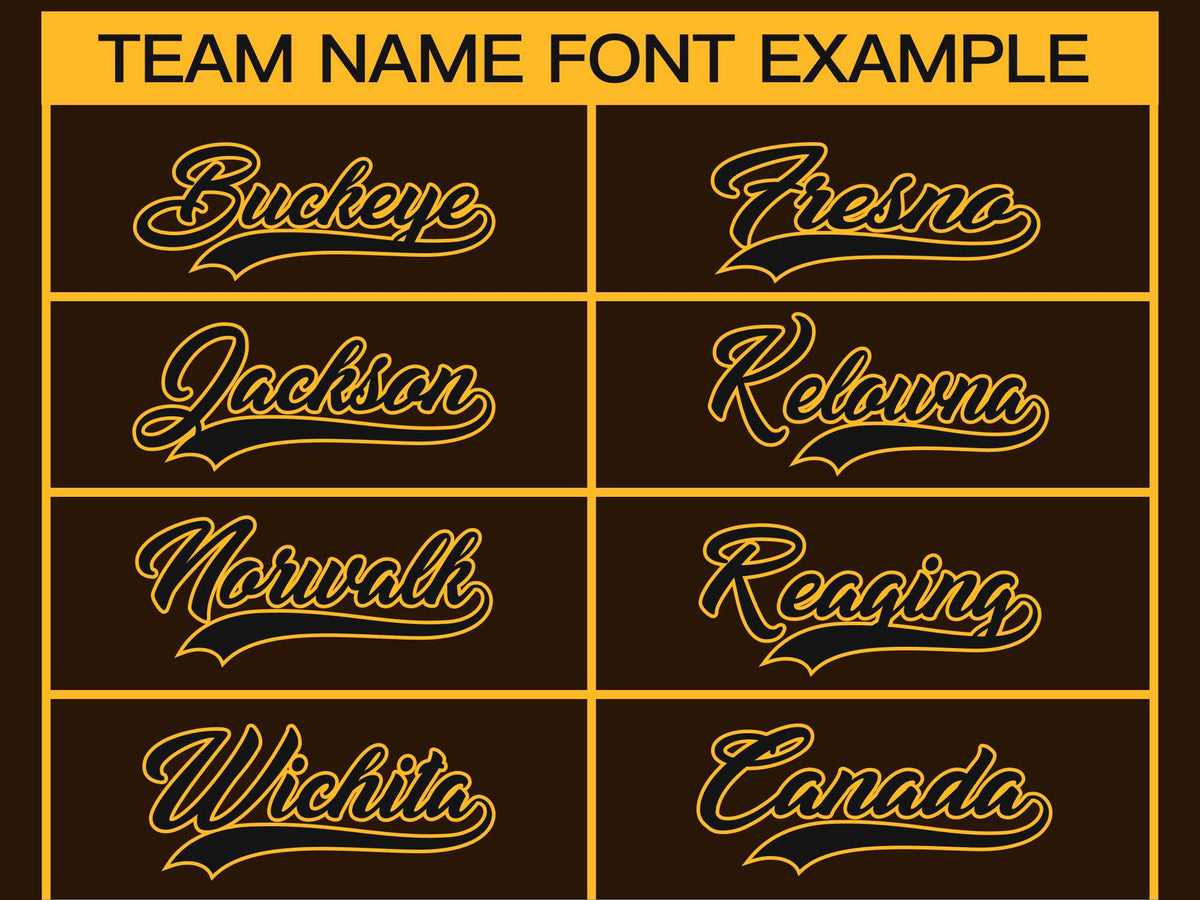 Custom Brown Black-Gold Classic Style Hockey Jersey | KXKSHOP