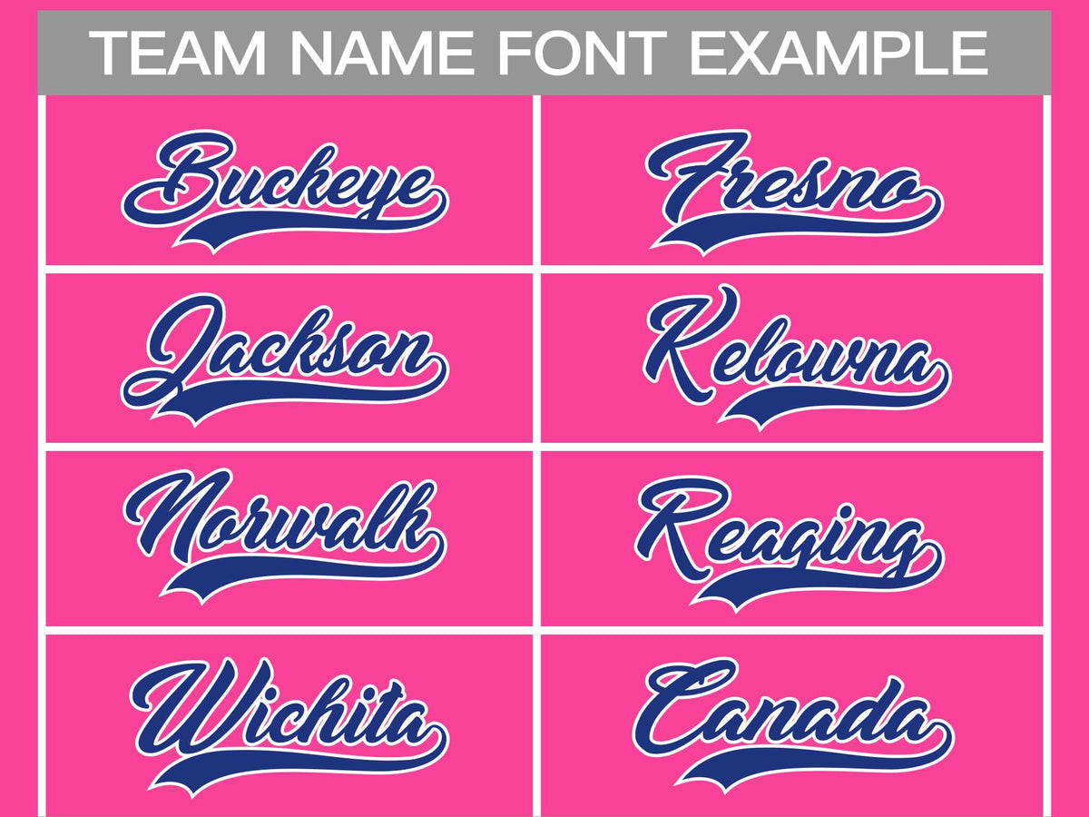 Custom Pink Royal-White Classic Style Hockey Jersey | KXKSHOP