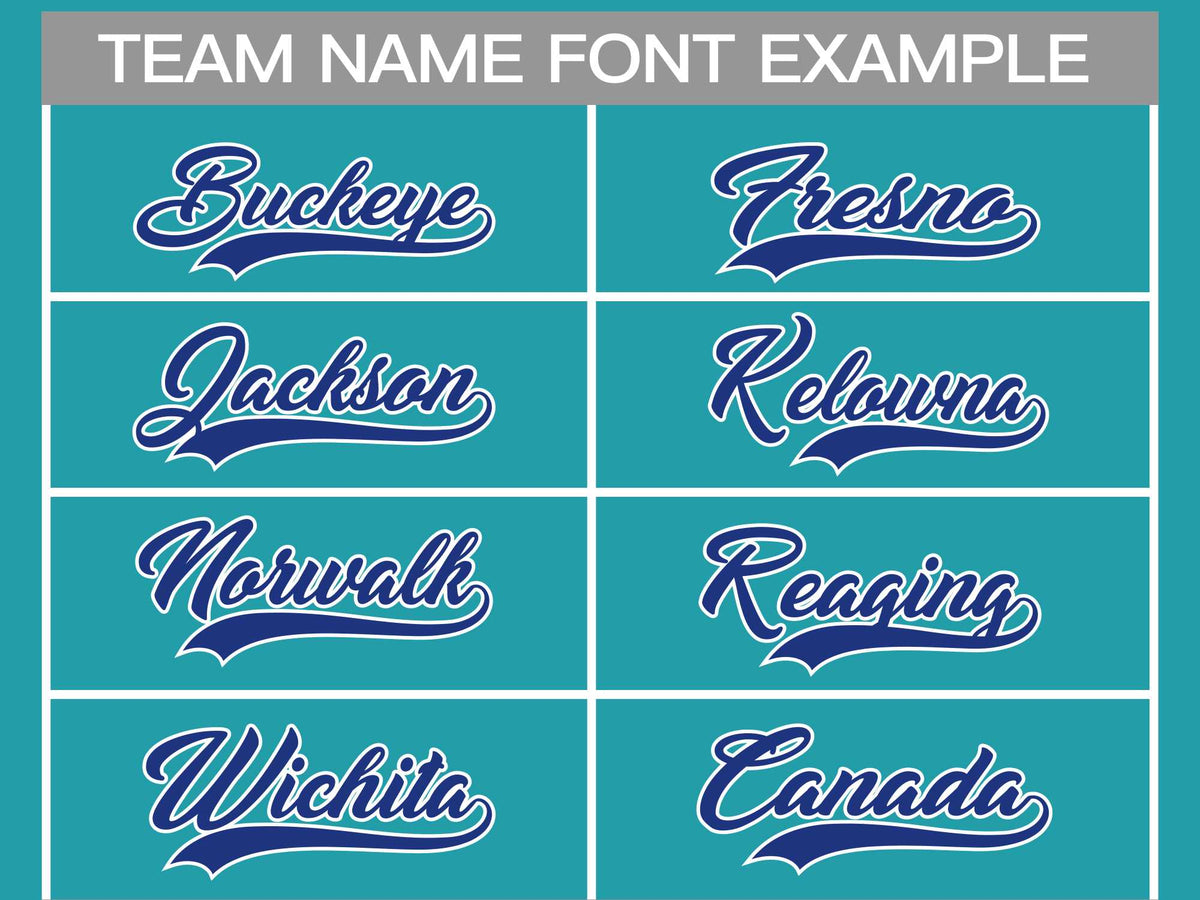 Custom Aqua Royal-White Classic Style Hockey Jersey | KXKSHOP