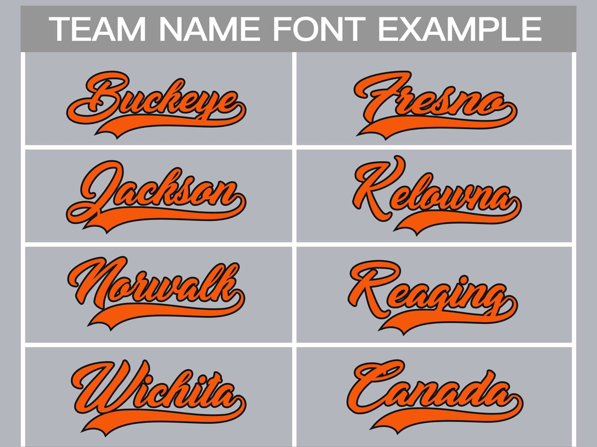 Custom Gray Orange-Black Classic Style Hockey Jersey | KXKSHOP