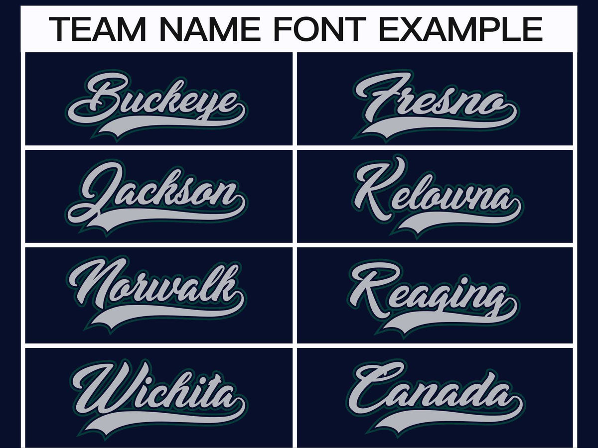 Custom Navy Gray Navy-Aqua Classic Style Hockey Jersey | KXKSHOP