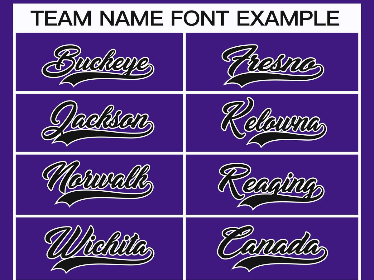 Custom Purple Black-White Classic Style Hockey Jersey | KXKSHOP