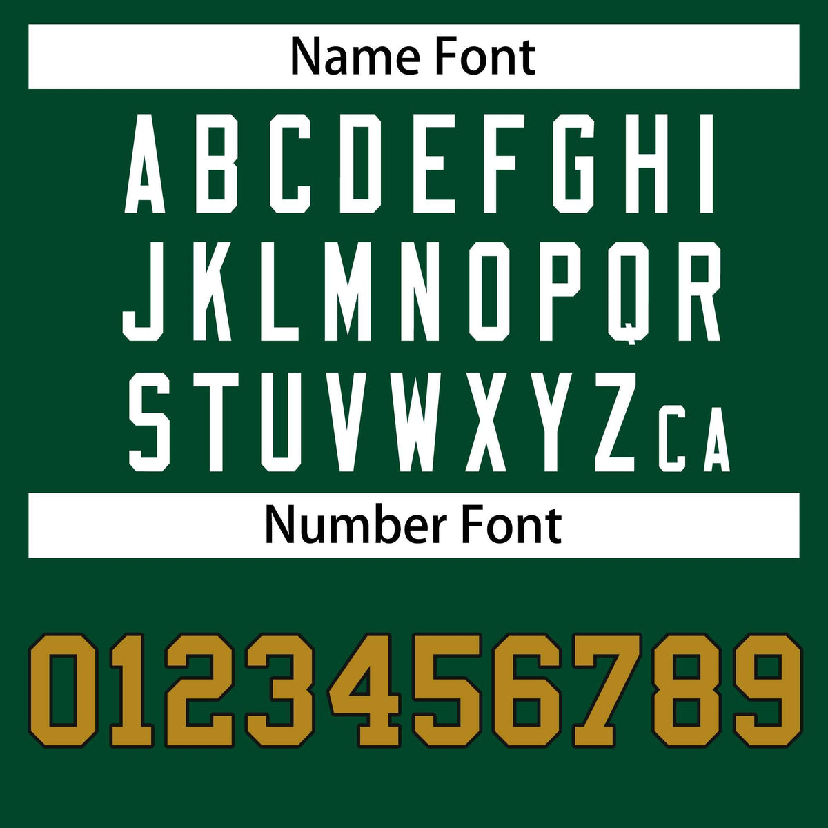 Custom Green Old Gold Black-White Classic Style Hockey Jersey | KXKSHOP