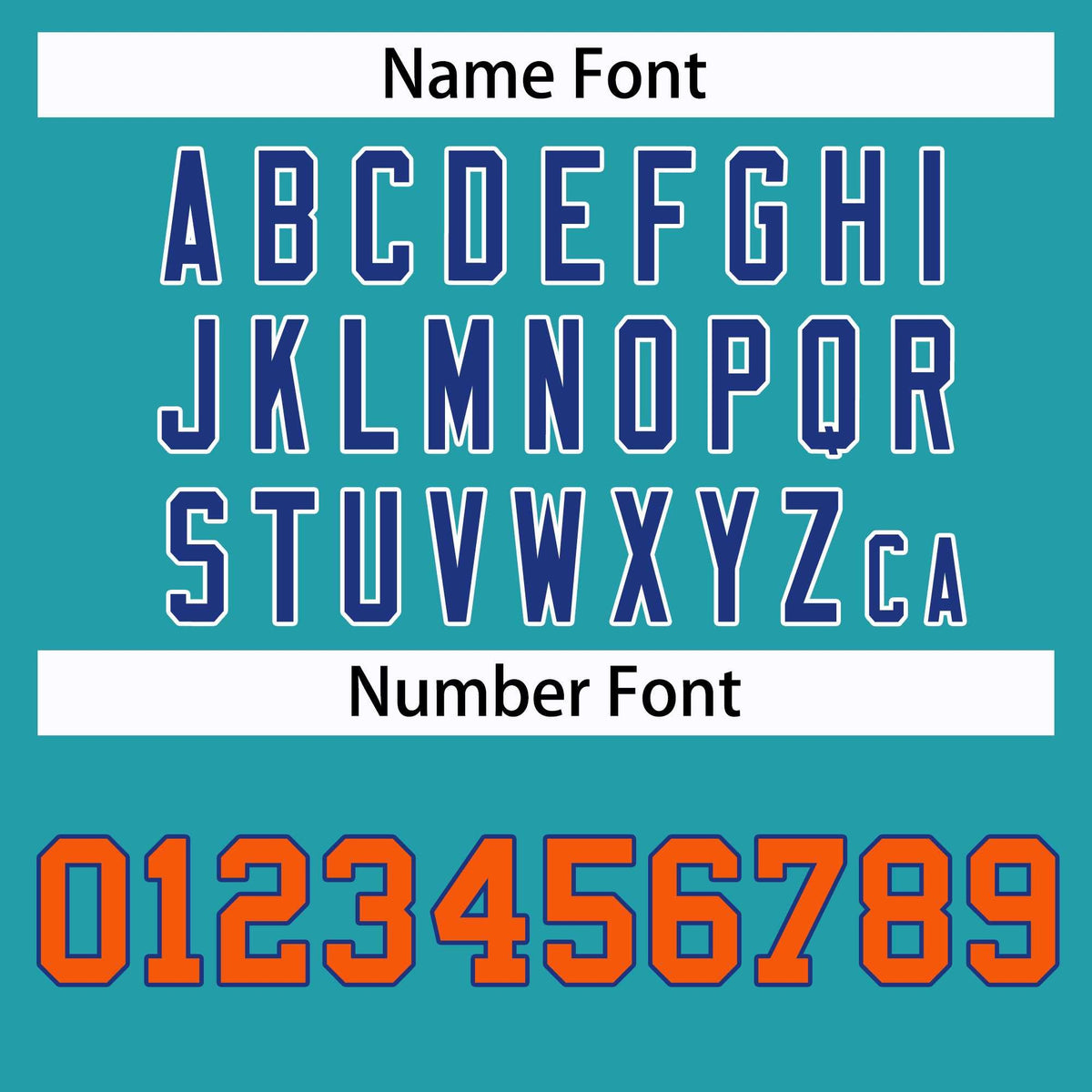 Custom Aqua Orange Royal-White Classic Style Hockey Jersey | KXKSHOP