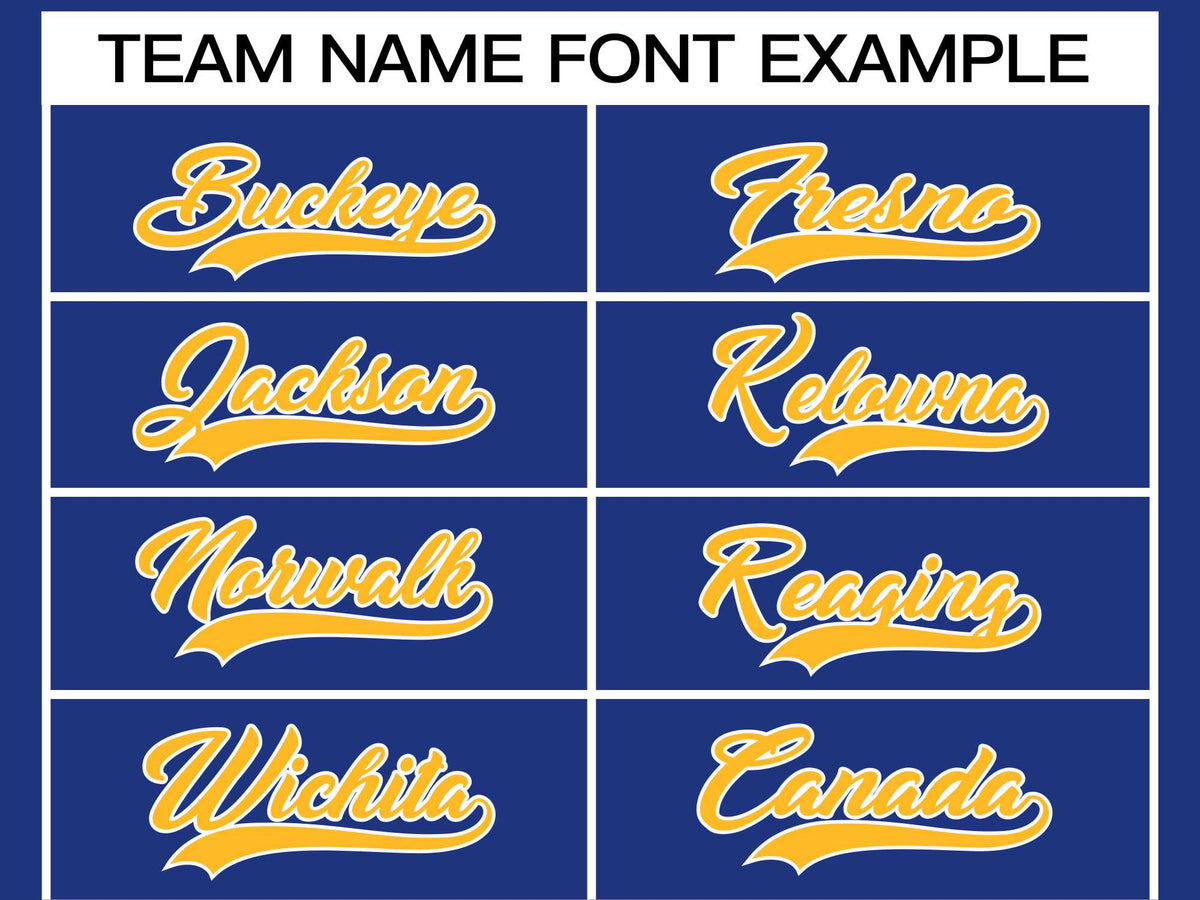 Custom Royal Gold-White Classic Style Hockey Jersey | KXKSHOP