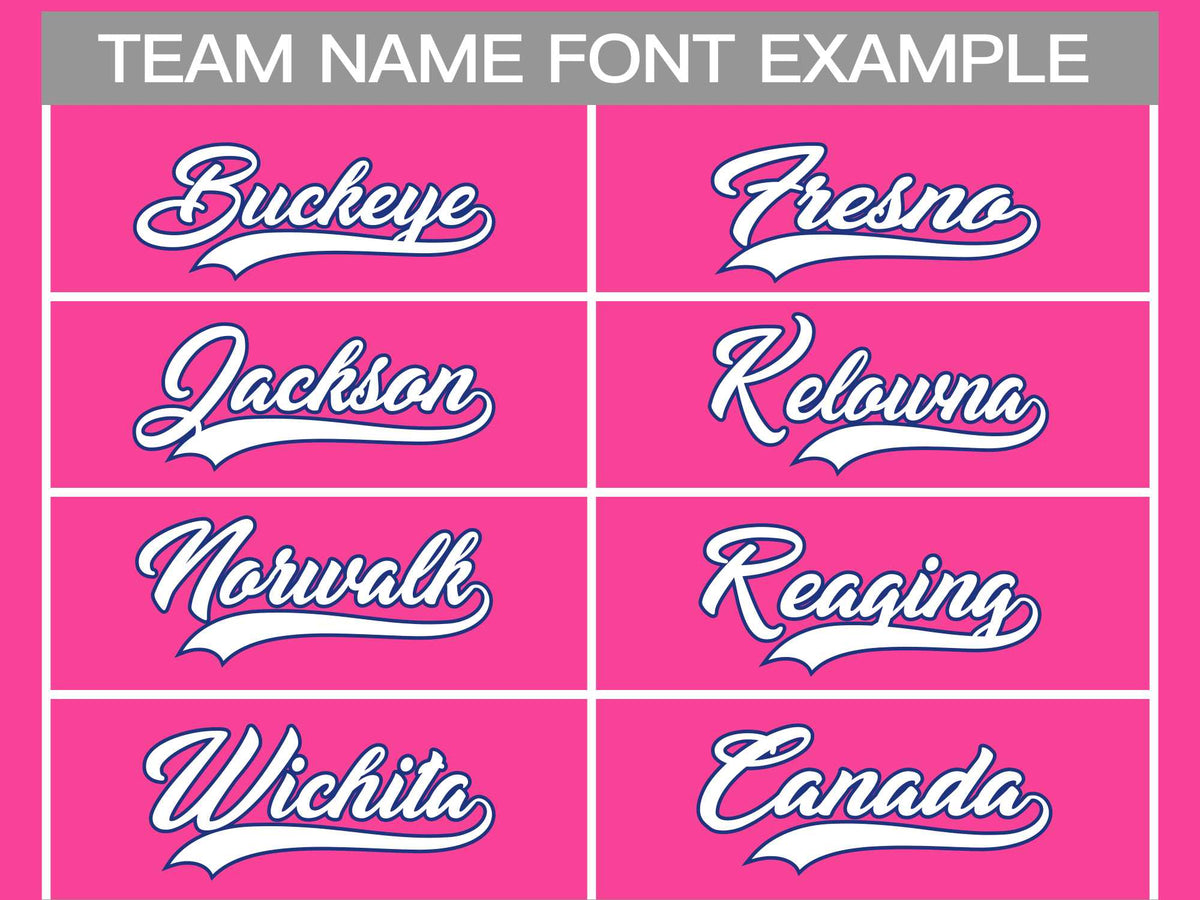 Custom Pink White-Royal Classic Style Hockey Jersey | KXKSHOP