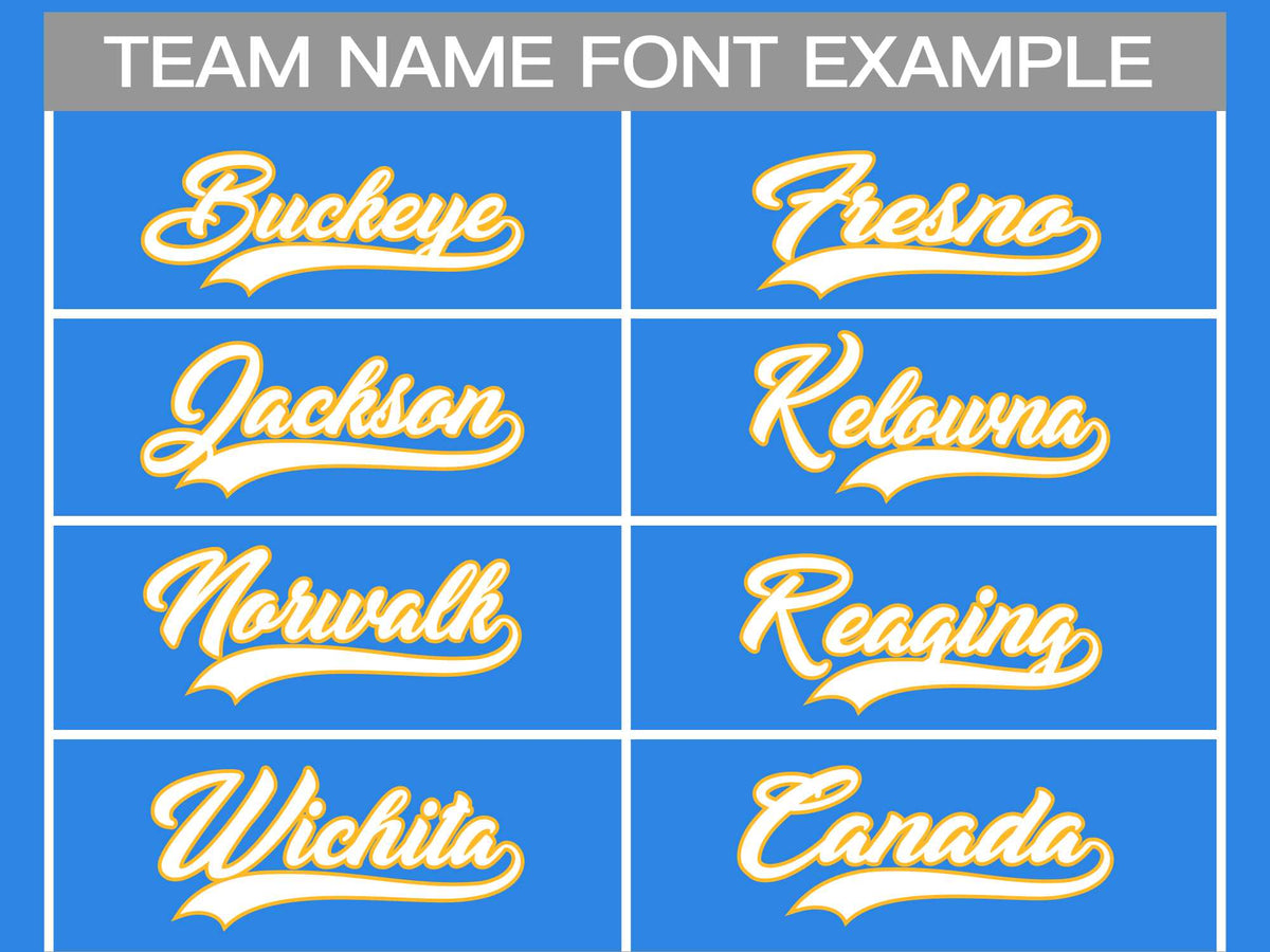 Custom Powder Blue White-Gold Classic Style Hockey Jersey | KXKSHOP