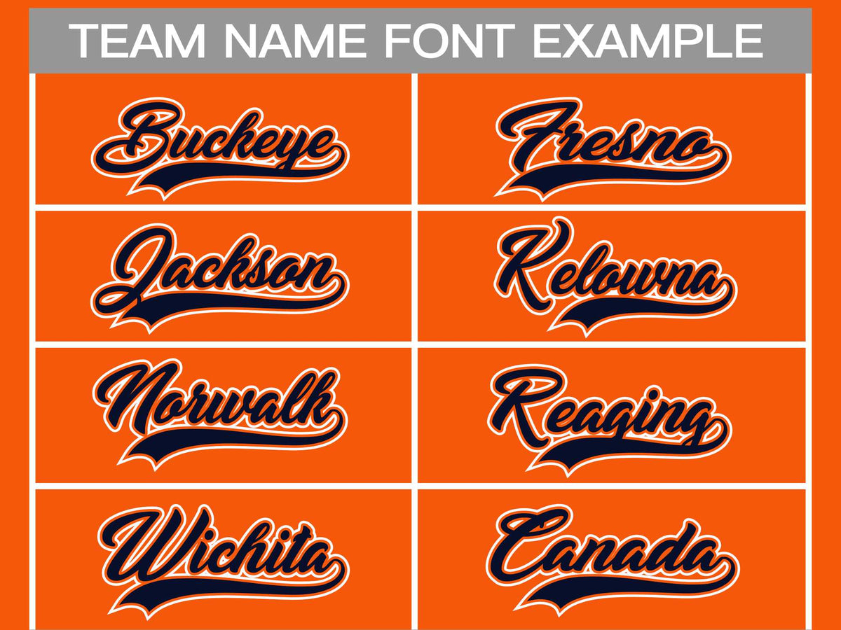 Custom Orange Navy Orange-White Classic Style Hockey Jersey | KXKSHOP