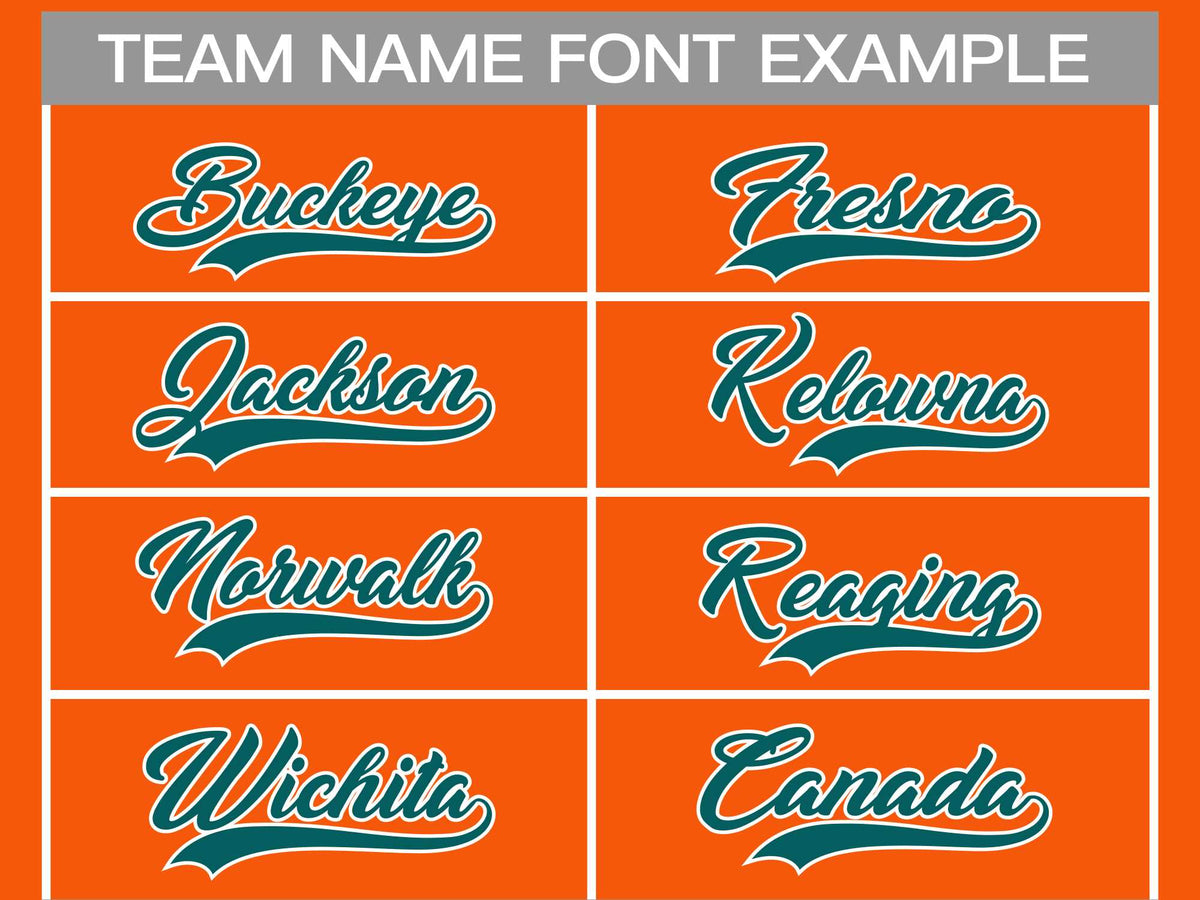 Custom Orange Aqua-White Classic Style Hockey Jersey | KXKSHOP