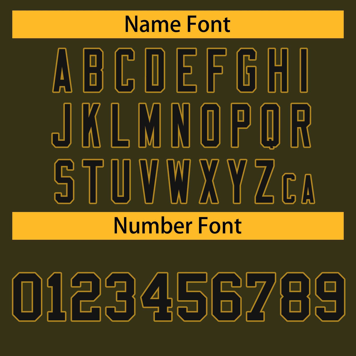 Custom Olive Black-Old Gold Classic Style Hockey Jersey | KXKSHOP