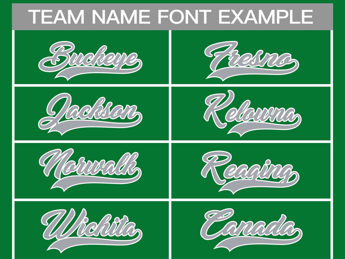 Custom Kelly Green Gray-White Classic Style Hockey Jersey | KXKSHOP