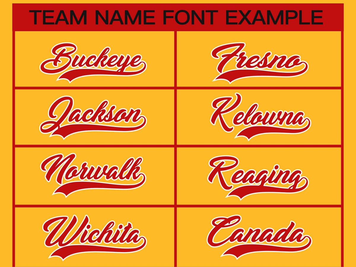 Custom Gold Red-White Classic Style Hockey Jersey | KXKSHOP