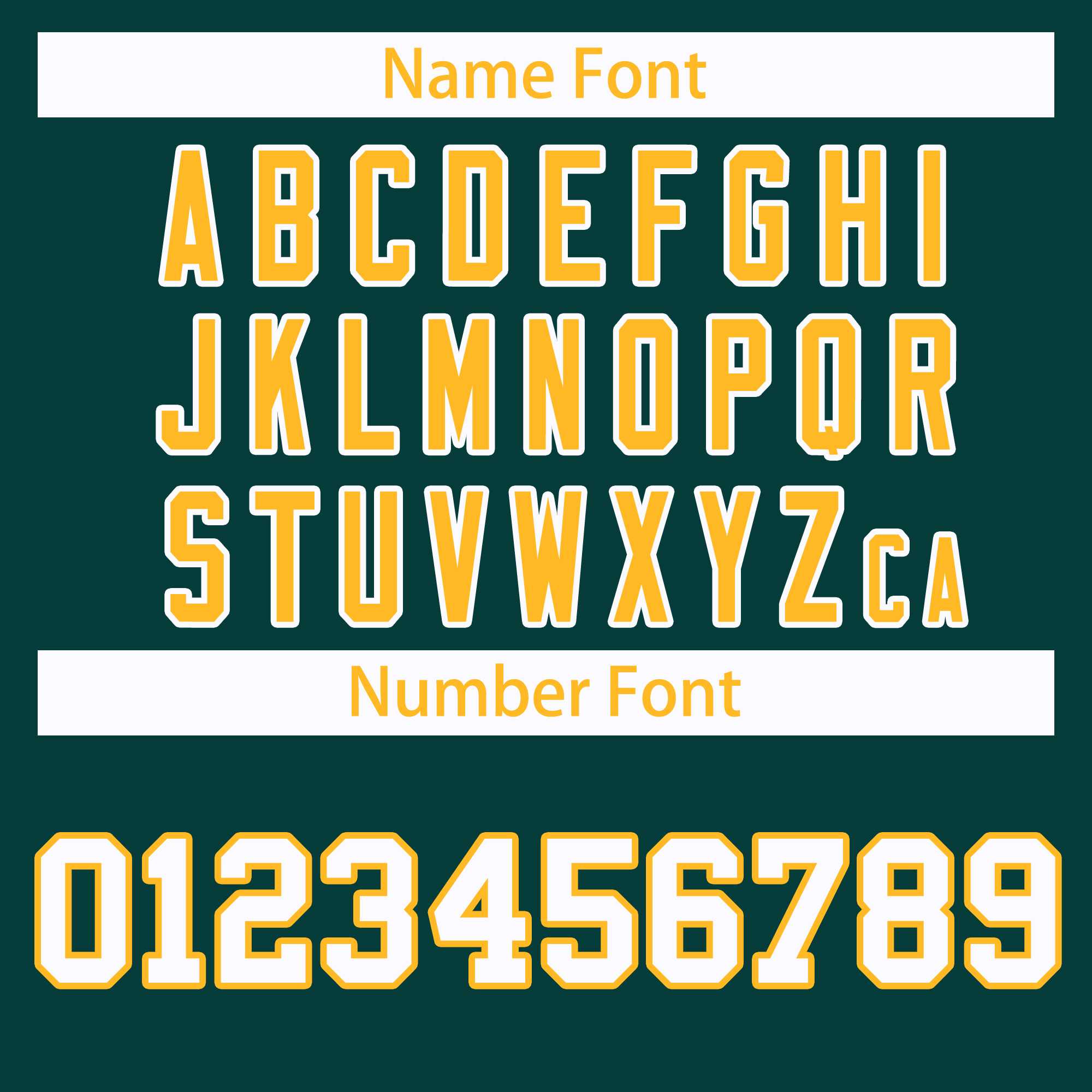 Custom Midnight Green Gold-White Classic Style Hockey Jersey | KXKSHOP