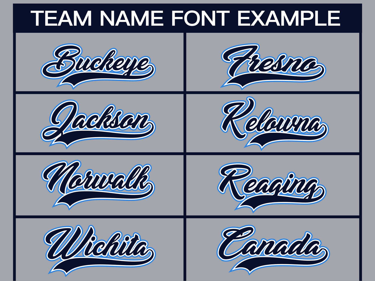 Custom Gray Navy White-Powder Blue Classic Style Hockey Jersey | KXKSHOP