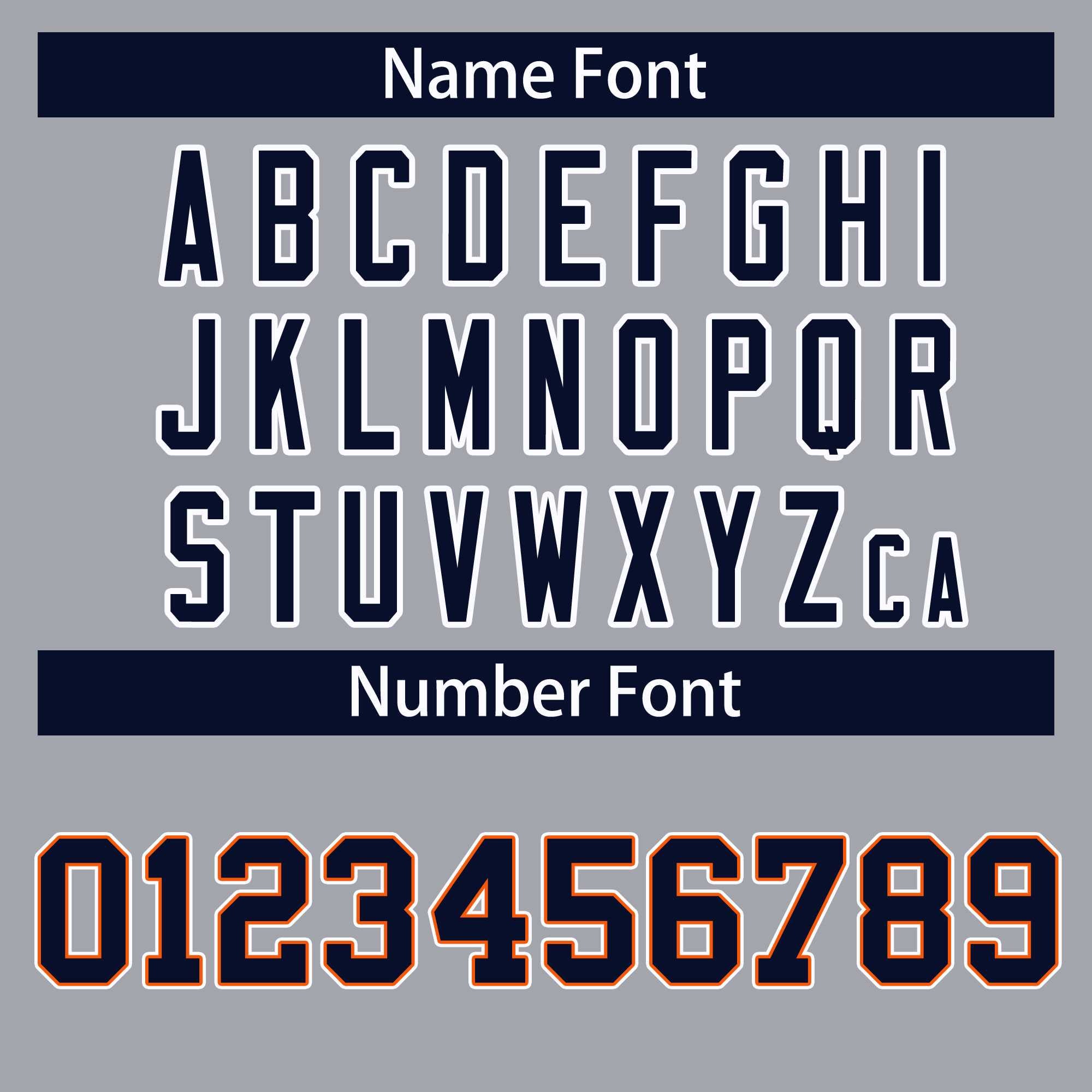 Custom Gray Navy Orange-White Classic Style Hockey Jersey | KXKSHOP