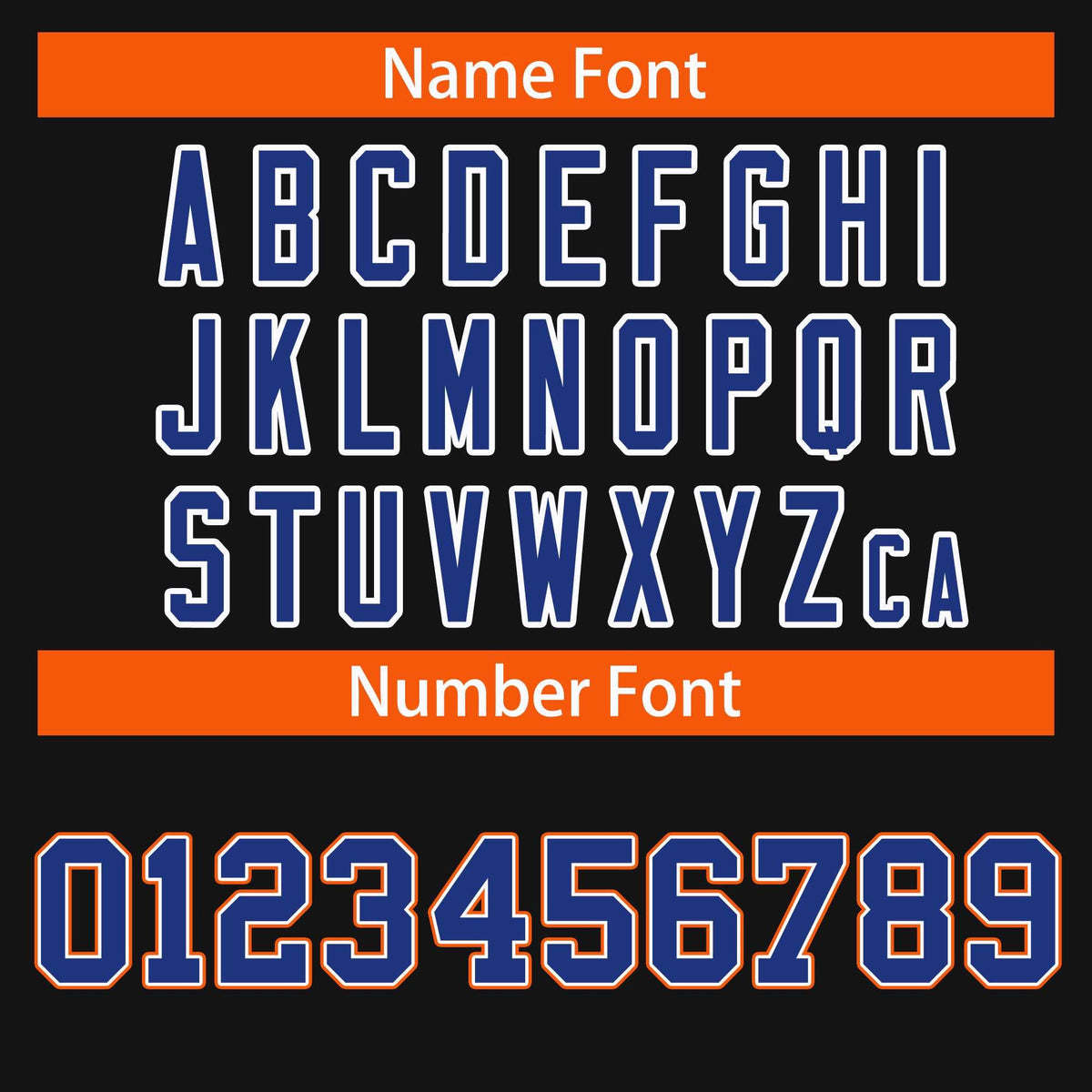 Custom Black Royal White-Orange Classic Style Hockey Jersey | KXKSHOP