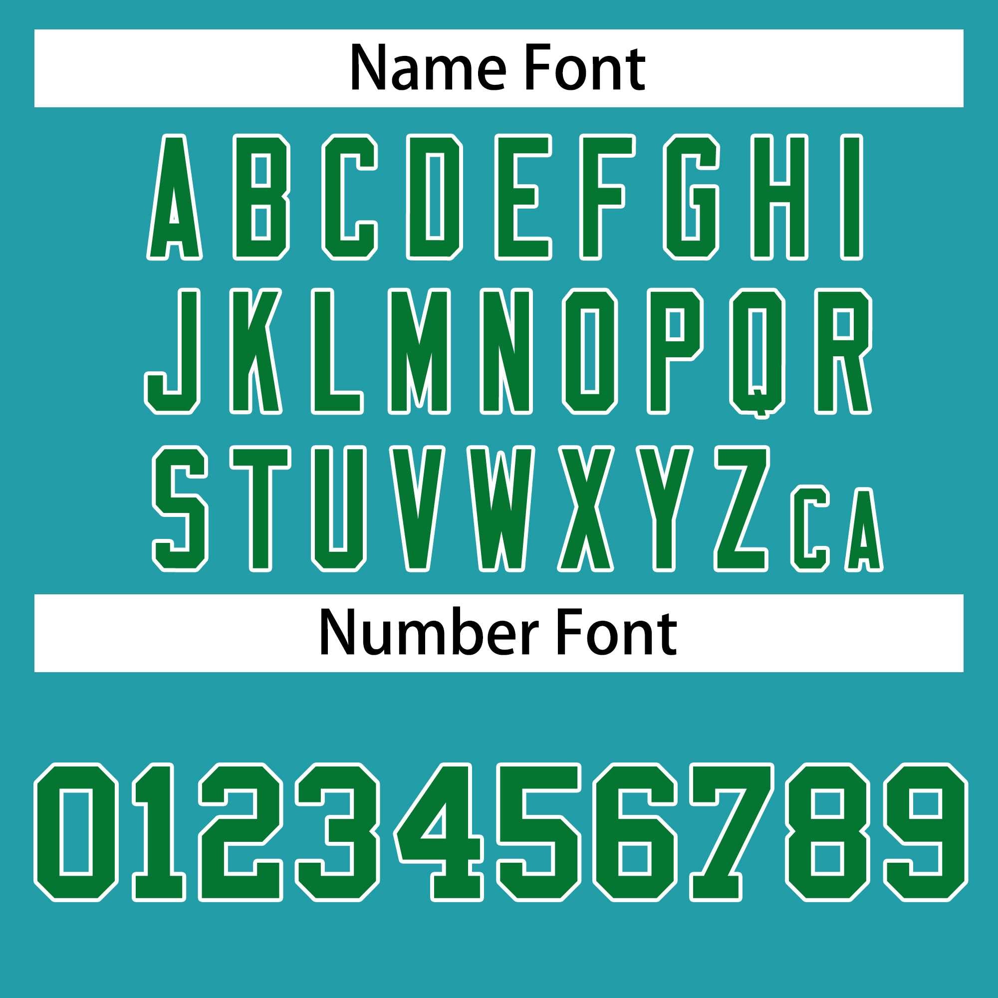 Custom Aqua Kelly Green-White Classic Style Hockey Jersey | KXKSHOP