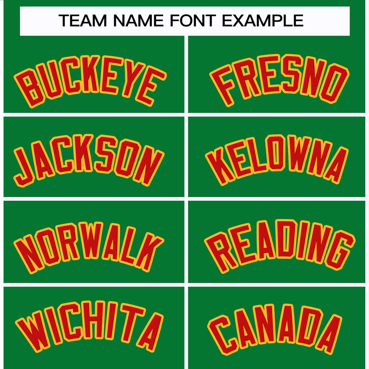 Custom Kelly Green Red-Gold Classic Style Hockey Jersey | KXKSHOP